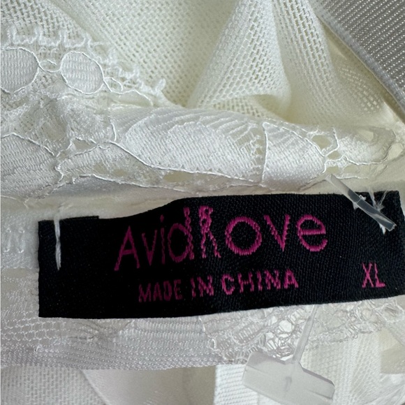 Avid love babydoll mesh tank top style dress see through sexy lingerie coquette - Picture 10 of 10